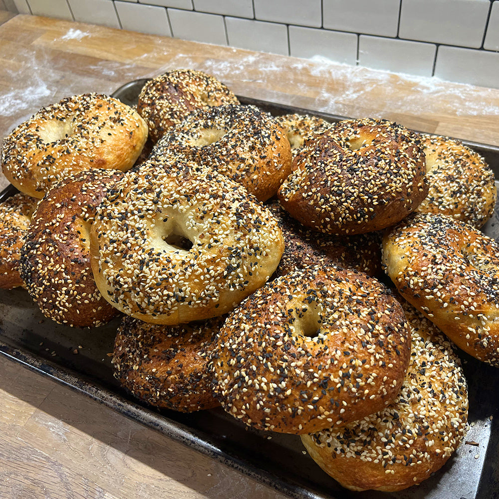 Sourdough Bagels