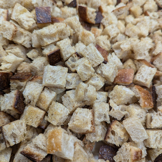 Sourdough croutons