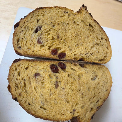 Pumpkin Cranberry Sourdough