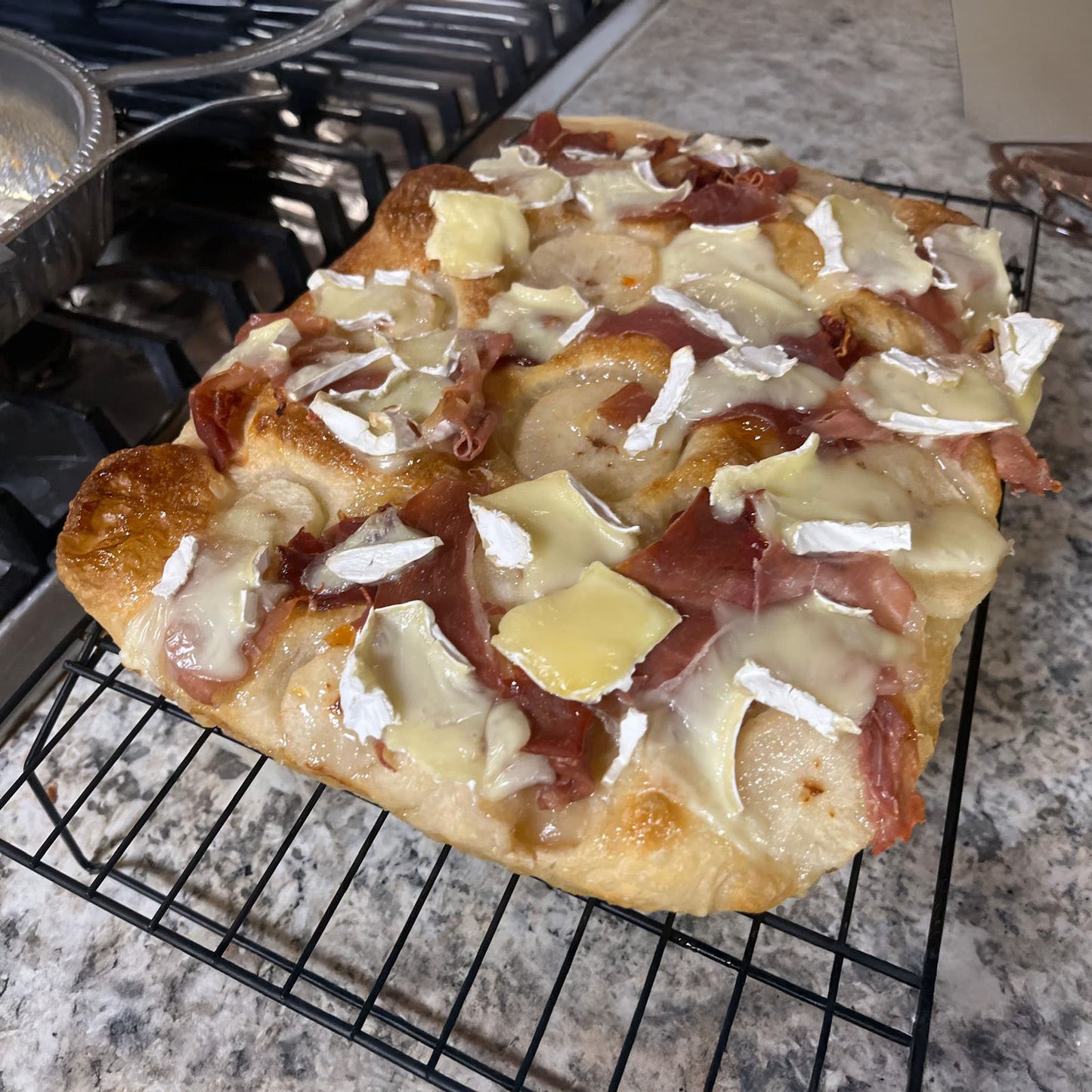 Sourdough Prosciutto & Brie Focaccia